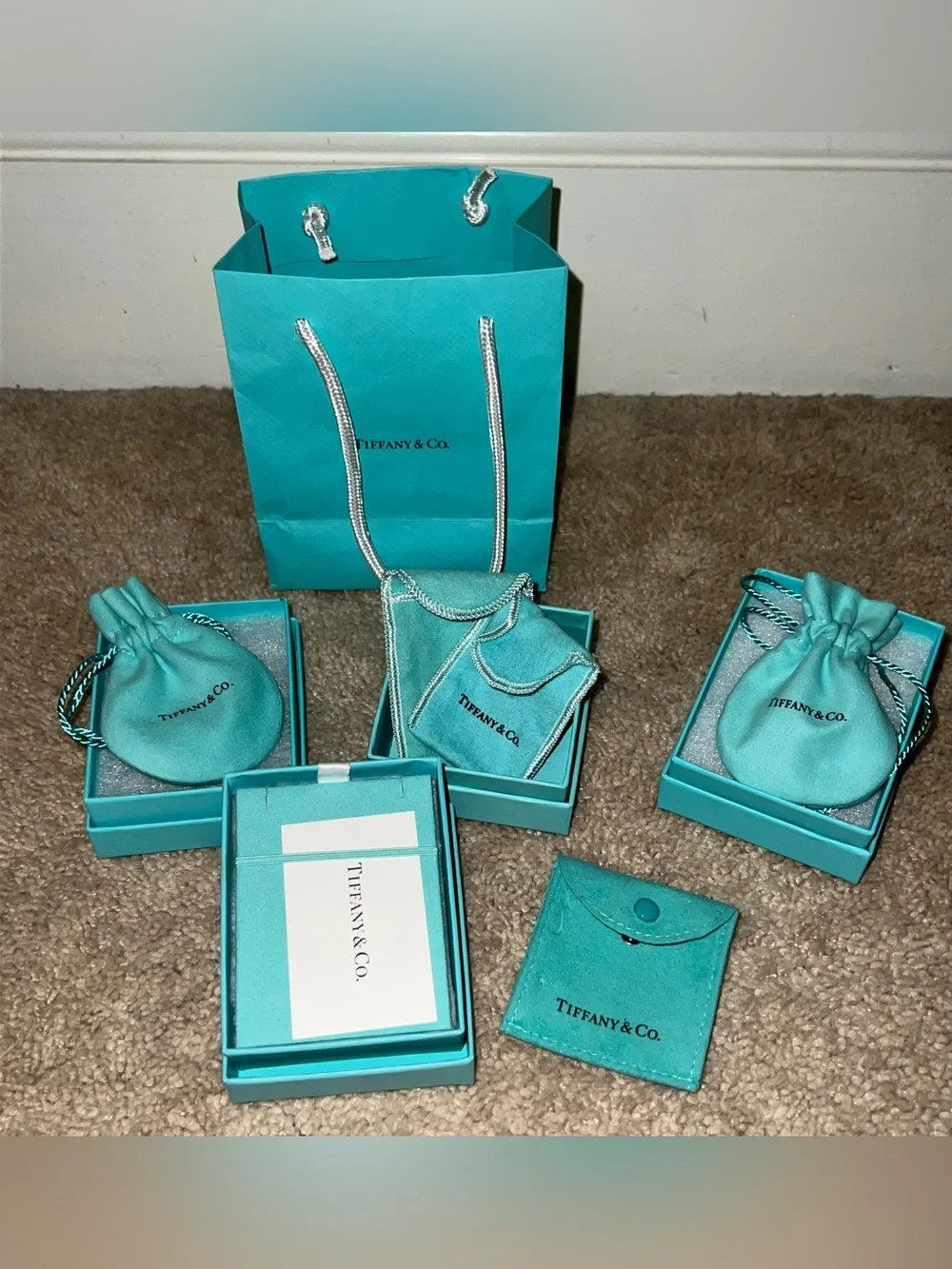 Tiffany & Co. Robin's Egg Blue Variety of Boxes & Pouches - Like New